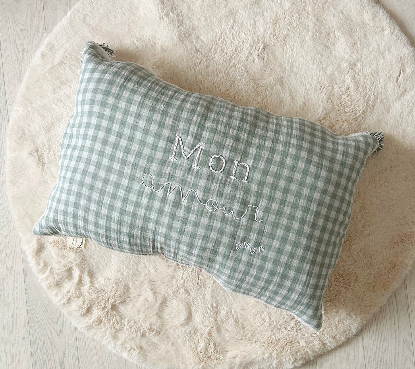 Coussin Mon amour