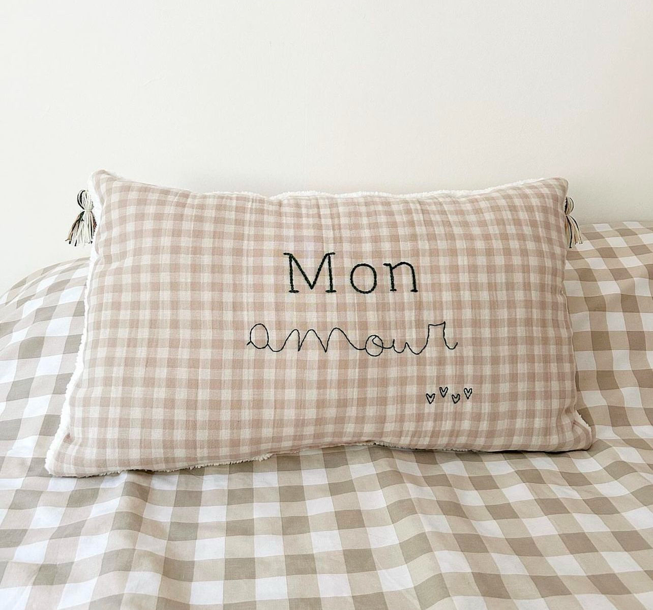 Coussin Mon amour