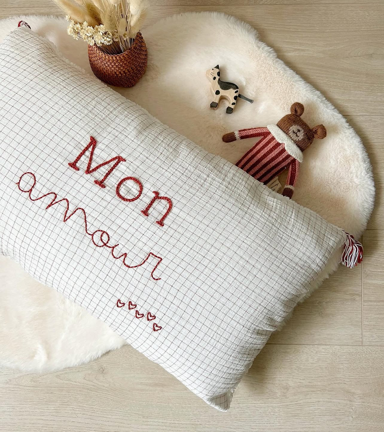Coussin Mon amour