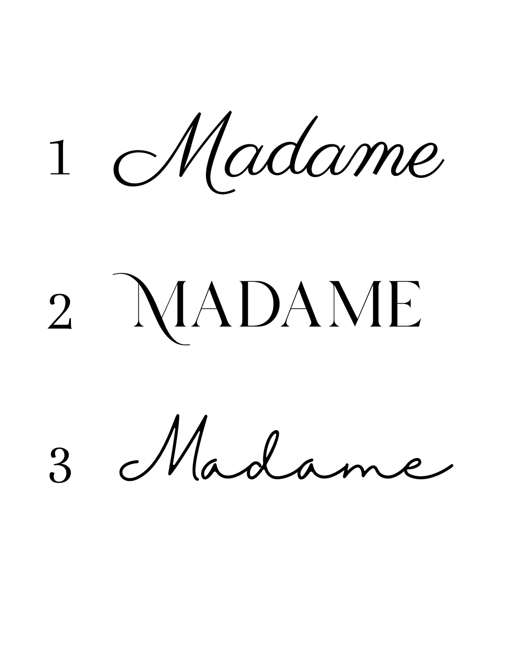 Trousse Madame