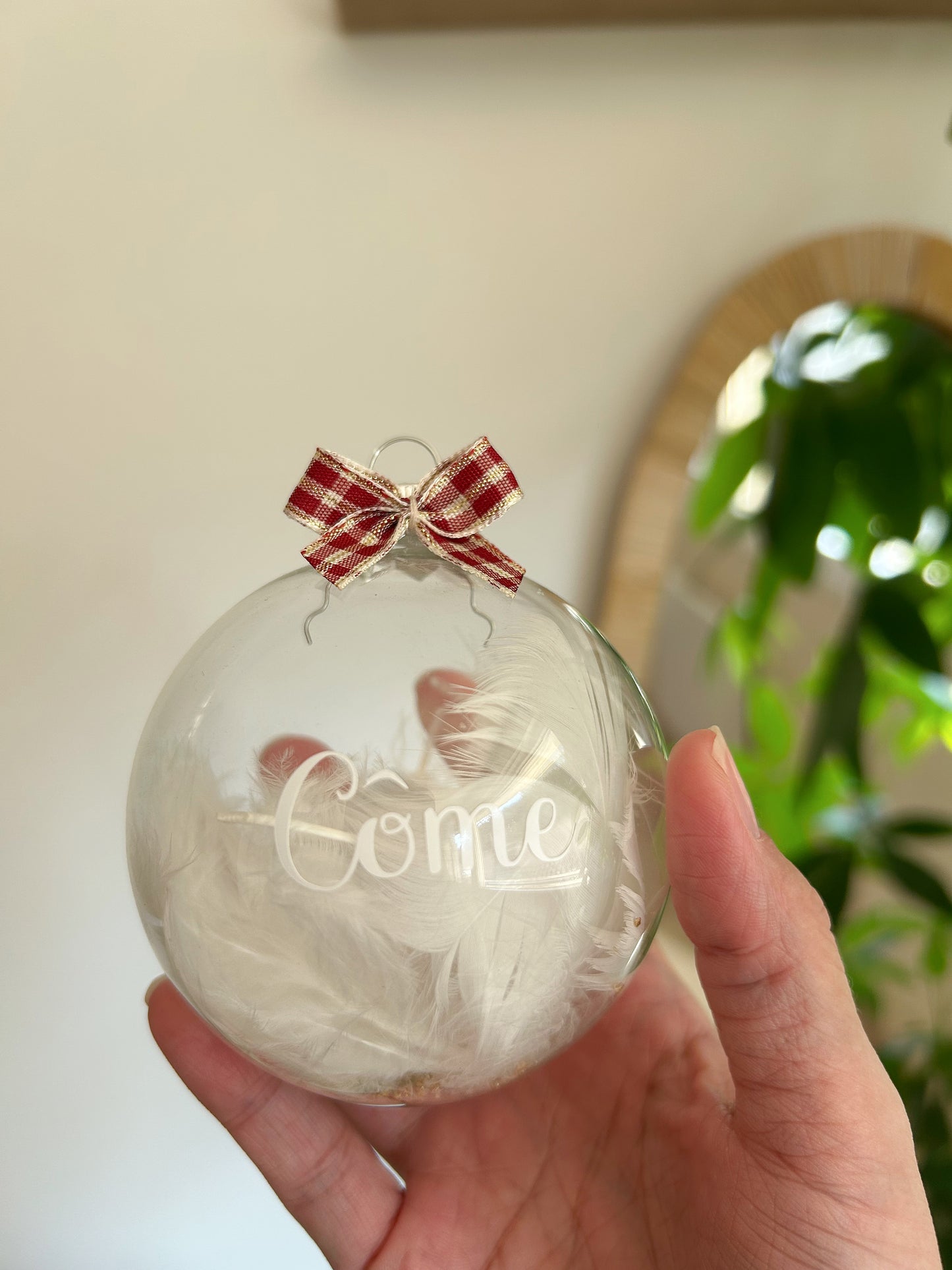 Boule en verre à personnaliser