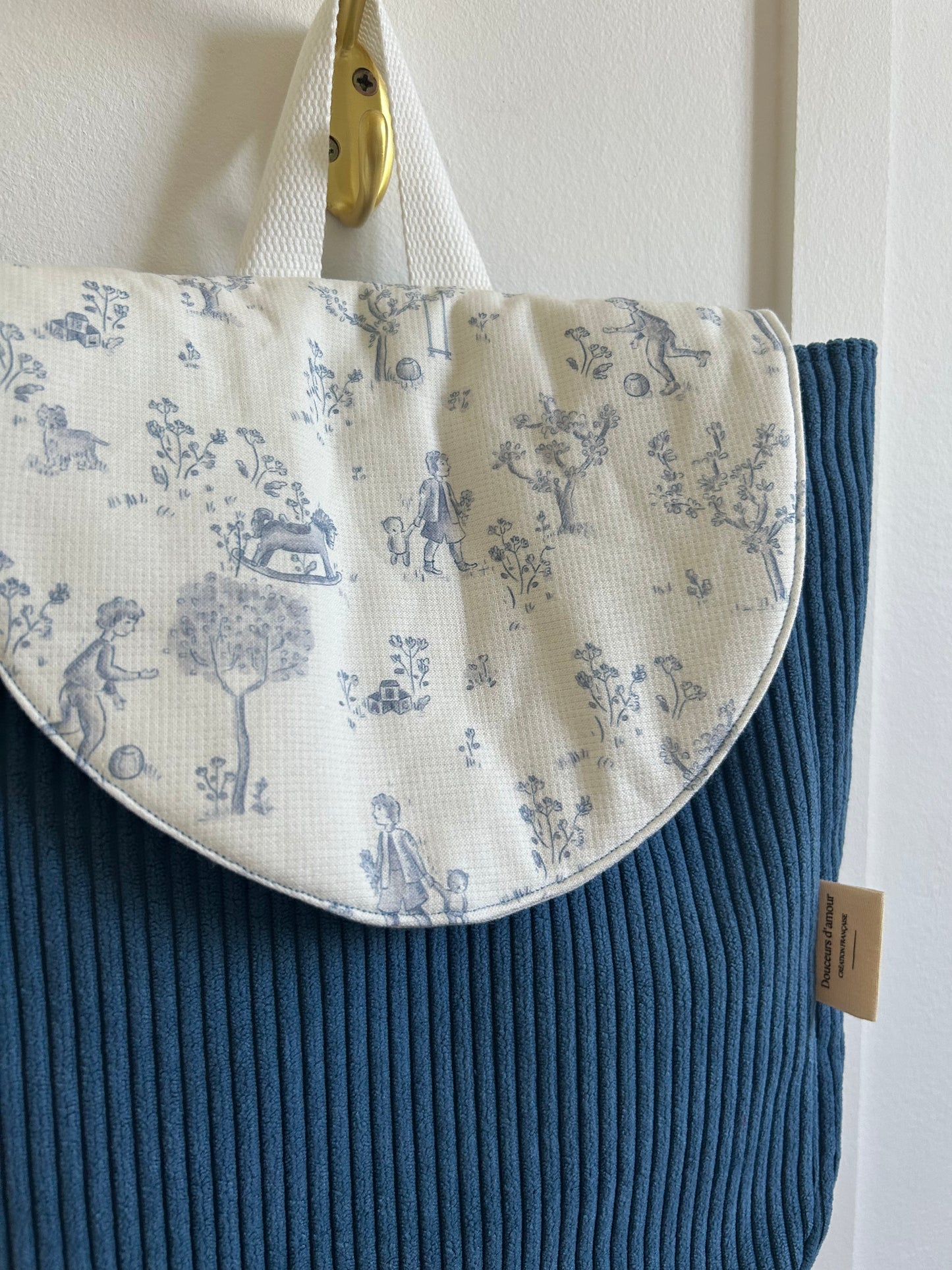 Sac à dos maternelle bleu