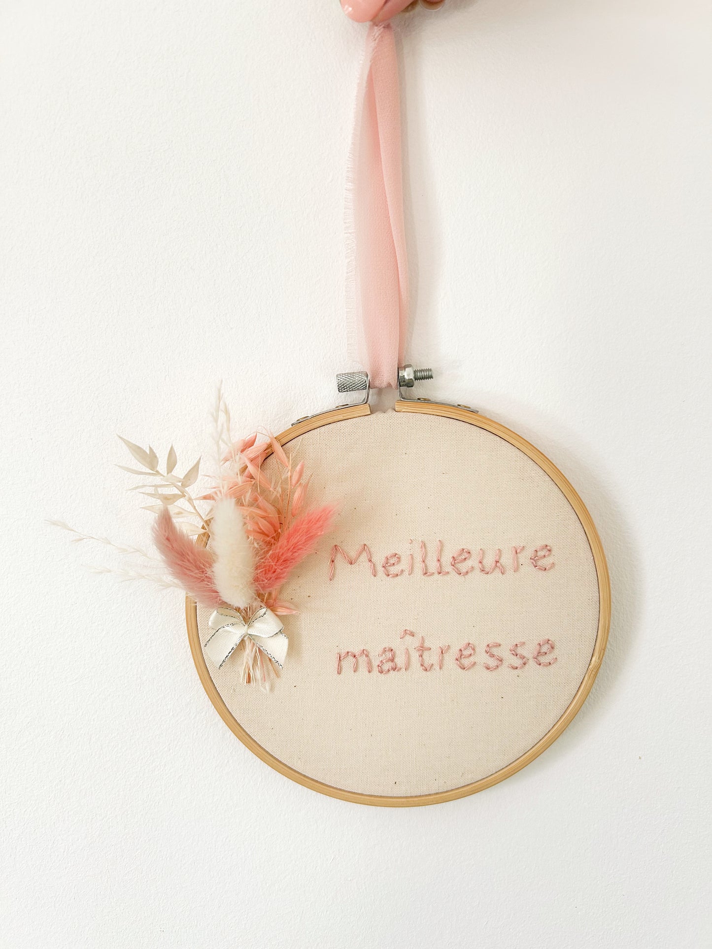 Petit tambour fleurs séchées