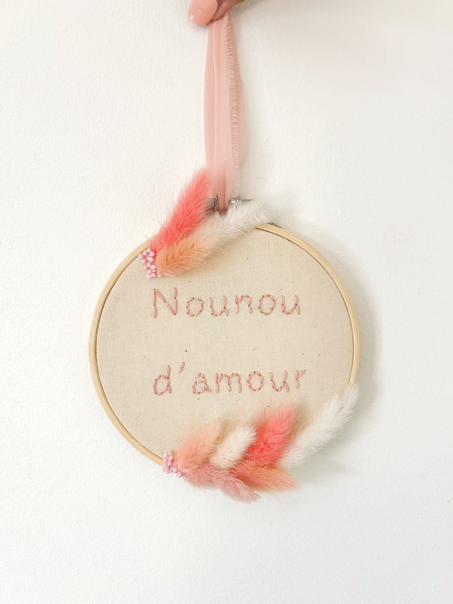 Petit tambour fleurs séchées