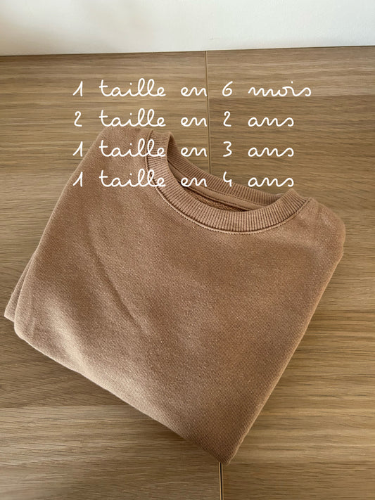 Sweat à broder