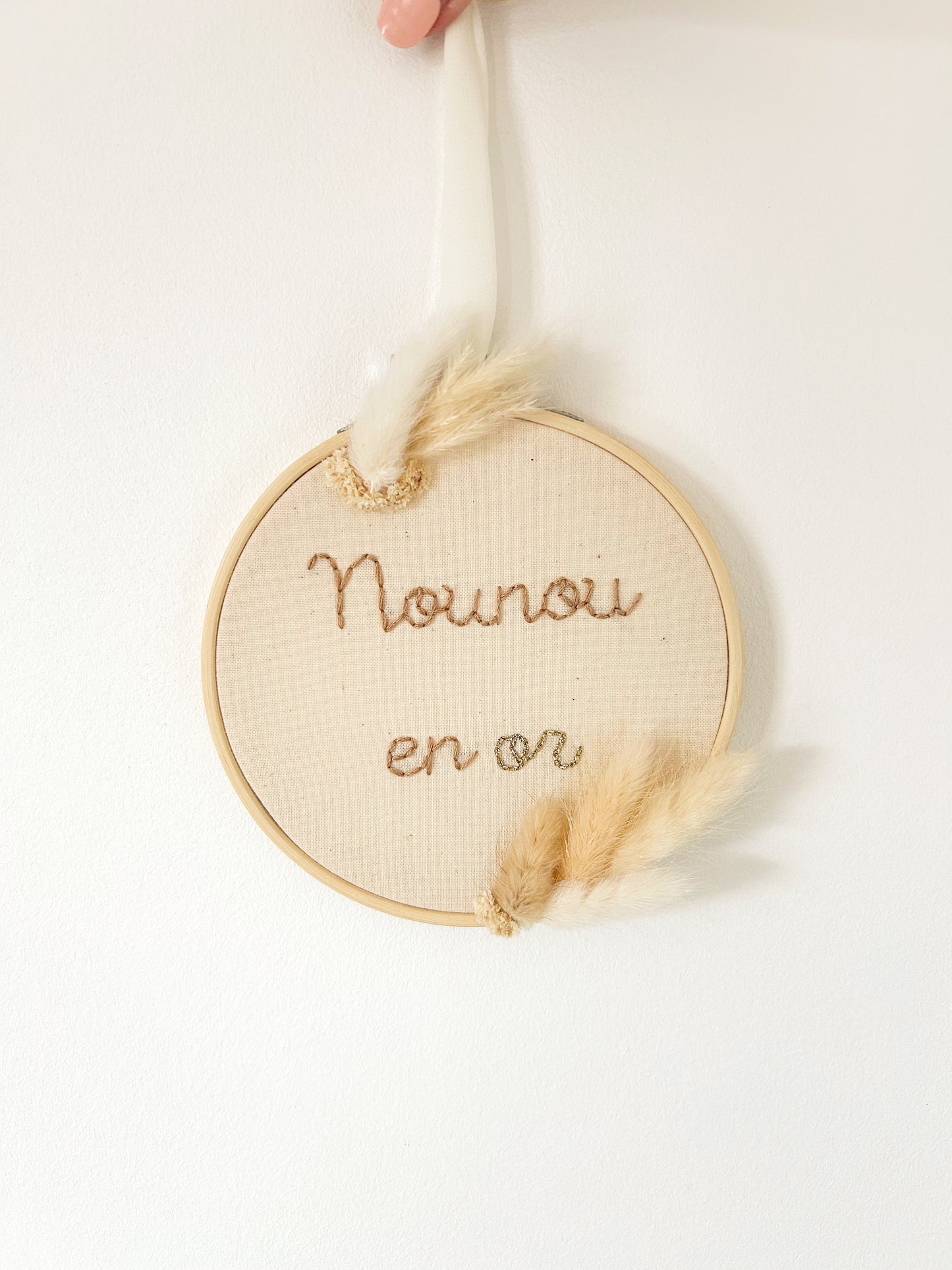 Petit tambour fleurs séchées