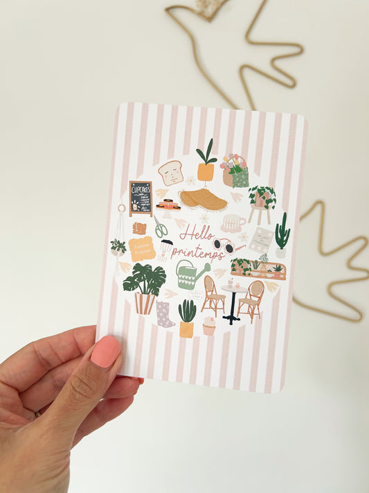 Carte printemps