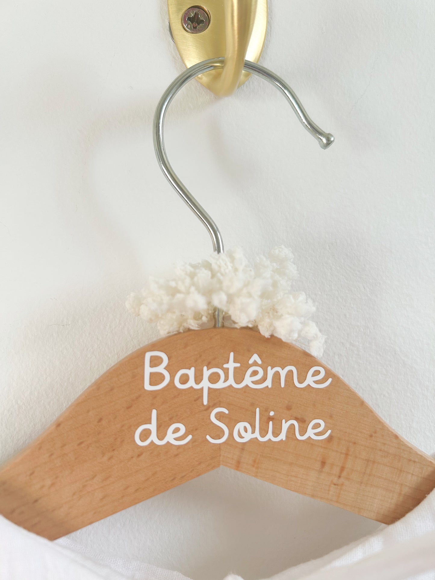 Cape de baptême enfant brodée