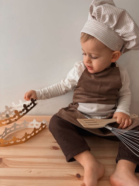 Tablier & Toque Edouard – Ensemble de Petit Chef