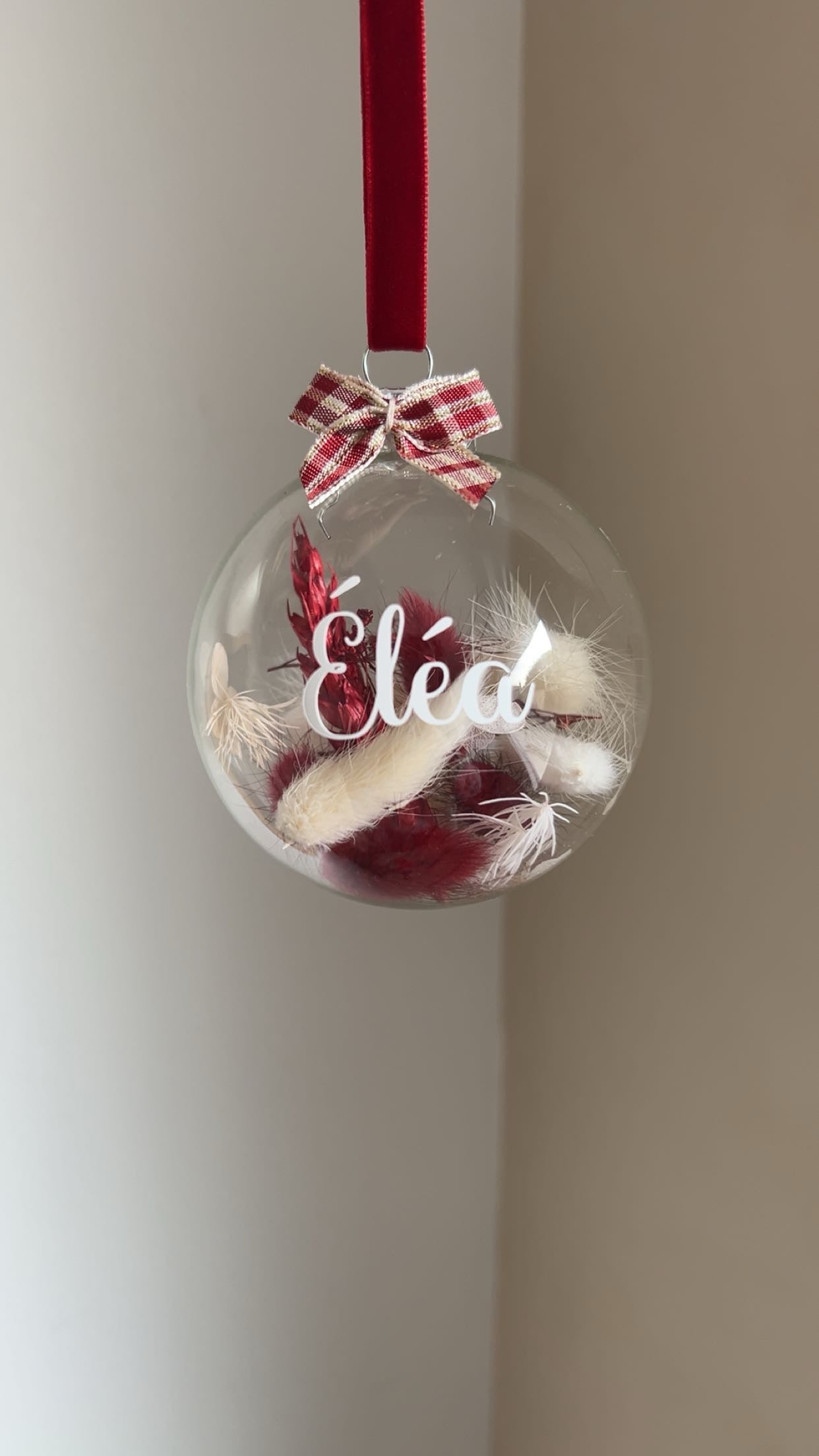 Boule en verre à personnaliser