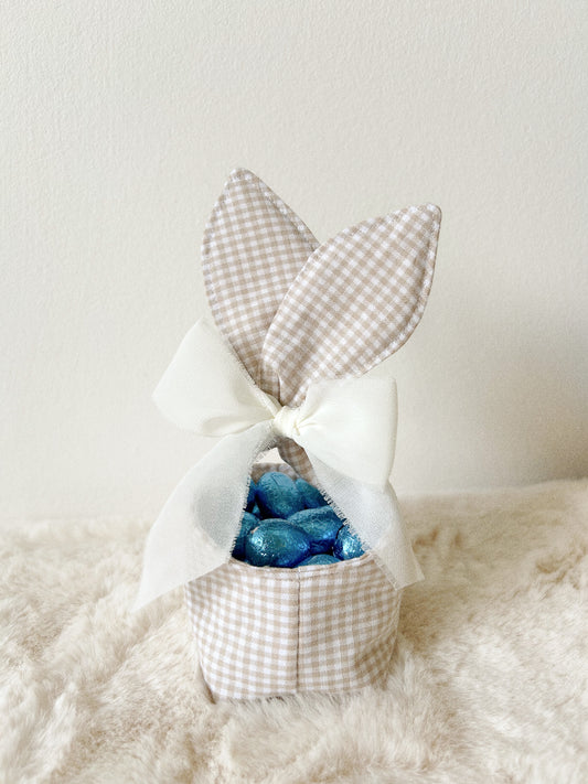 Mini panier œufs en chocolat