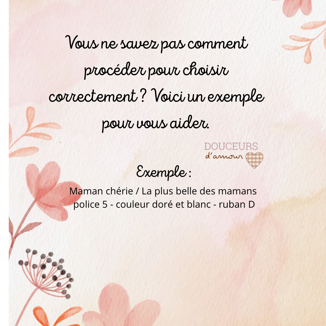 Marque page personnalisé