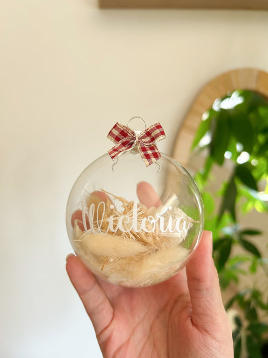 Boule en verre à personnaliser