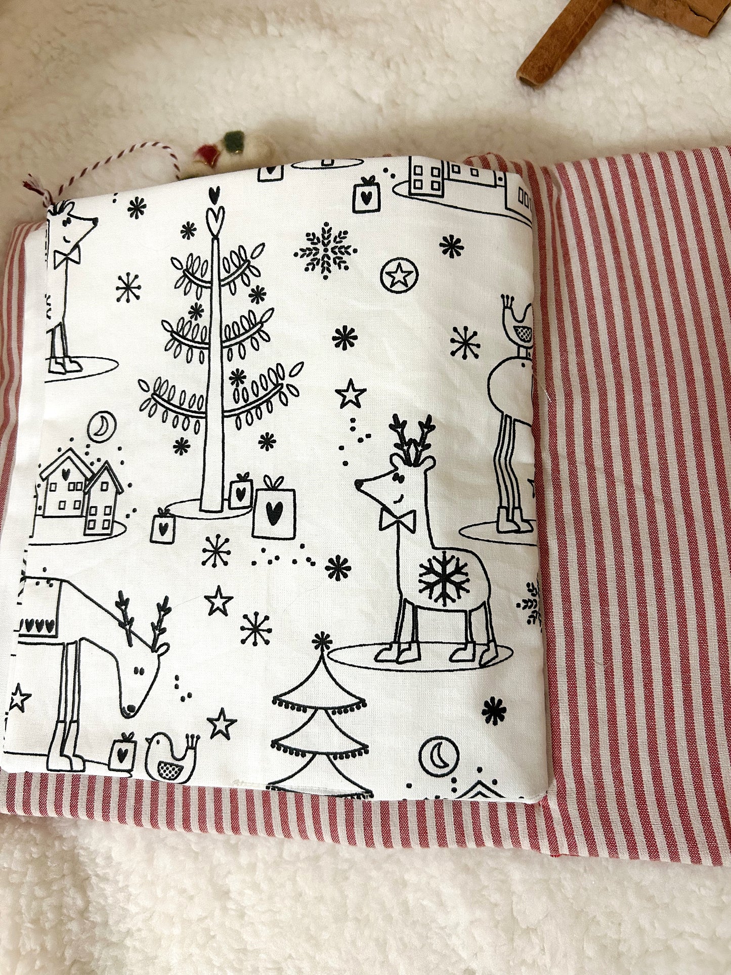 Coloriage de Noël Lavable – Carnet Créatif Réutilisable 🎅
