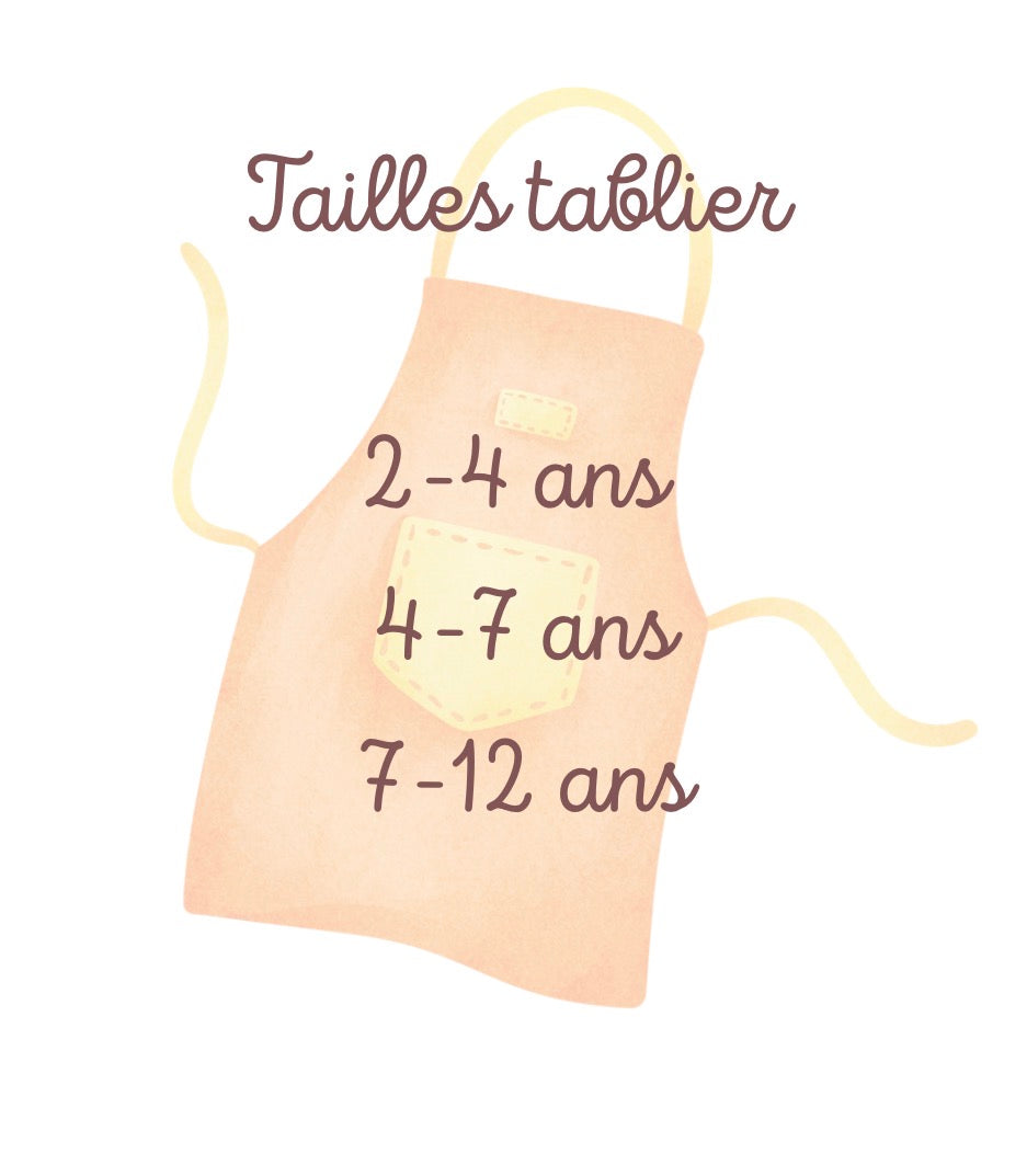 Tablier & Toque Edouard – Ensemble de Petit Chef