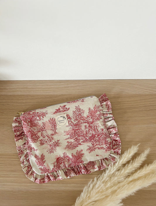 Pochette à volant