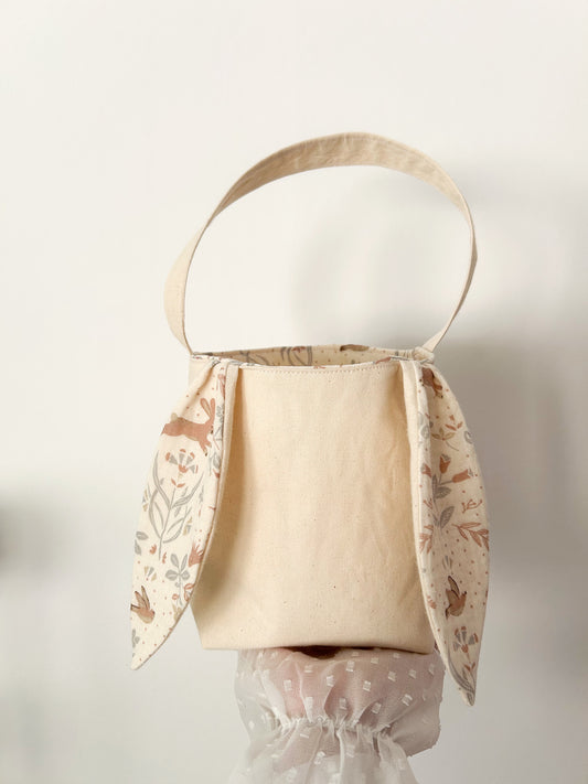 Panier lapin de Pâques personnalisé pour enfant – chasse aux œufs
